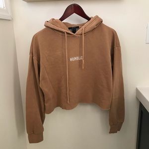 Forever 21 Cropped HUMBLE hoodie
